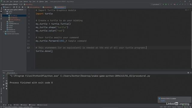 02-Building the Classic Snake Game with Python | Meet turtle graphics смотреть онлайн