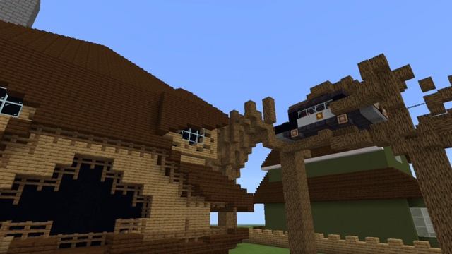 Monster House Minecraft (Cop Car Gets Eaten)