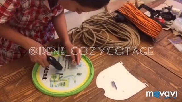 Корзина для белья из джута своими руками смотреть онлайн