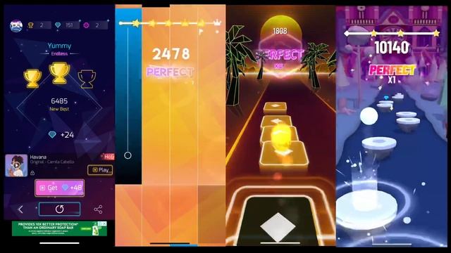 Sonic Cat vs Magic Tiles 3 vs Tiles Hop vs Hop Ball смотреть онлайн