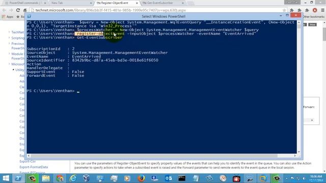 Windows Powershell Tutorial - Get-EventSubscriber смотреть онлайн