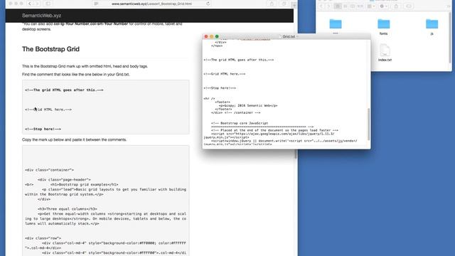 Bootstrap Grid Example смотреть онлайн