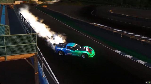 Jump Drifts at the Ebisu track in Assetto Corsa смотреть онлайн