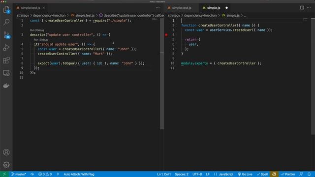 Dependency Injection - Design Patterns in JavaScript смотреть онлайн