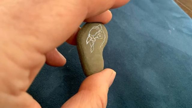 Can you see the Bird? Fractal tracing on a small river rock from the Rockies смотреть онлайн