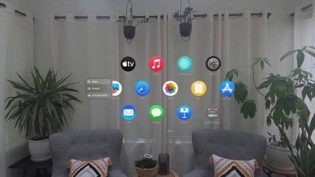 Apple Vision Pro: Main interface and scrolling смотреть онлайн