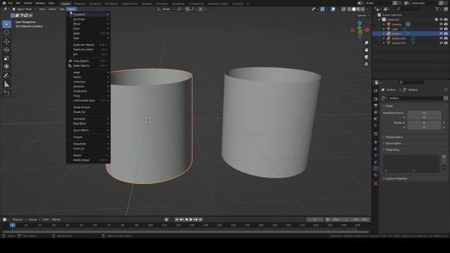 Конвертация в mesh, curve, grease pencil в blender. Исправление граней и лишних ребер. смотреть онлайн