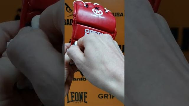 Перчатки COMBAT SAMBO красные смотреть онлайн