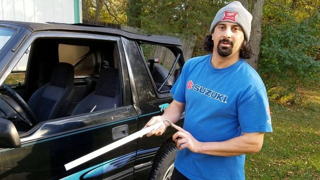 ALUMINUM soft top trim! Replace the Plastic junk! GEO TRACKER SUZUKI SIDEKICK @Hwy83SUZUKI смотреть онлайн