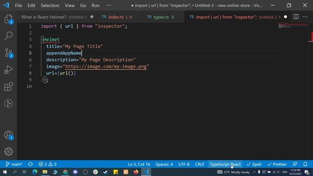 10- Create Helmet Package Part One: Initializing Package Structure | React Js Course 2022 | Arabic смотреть онлайн