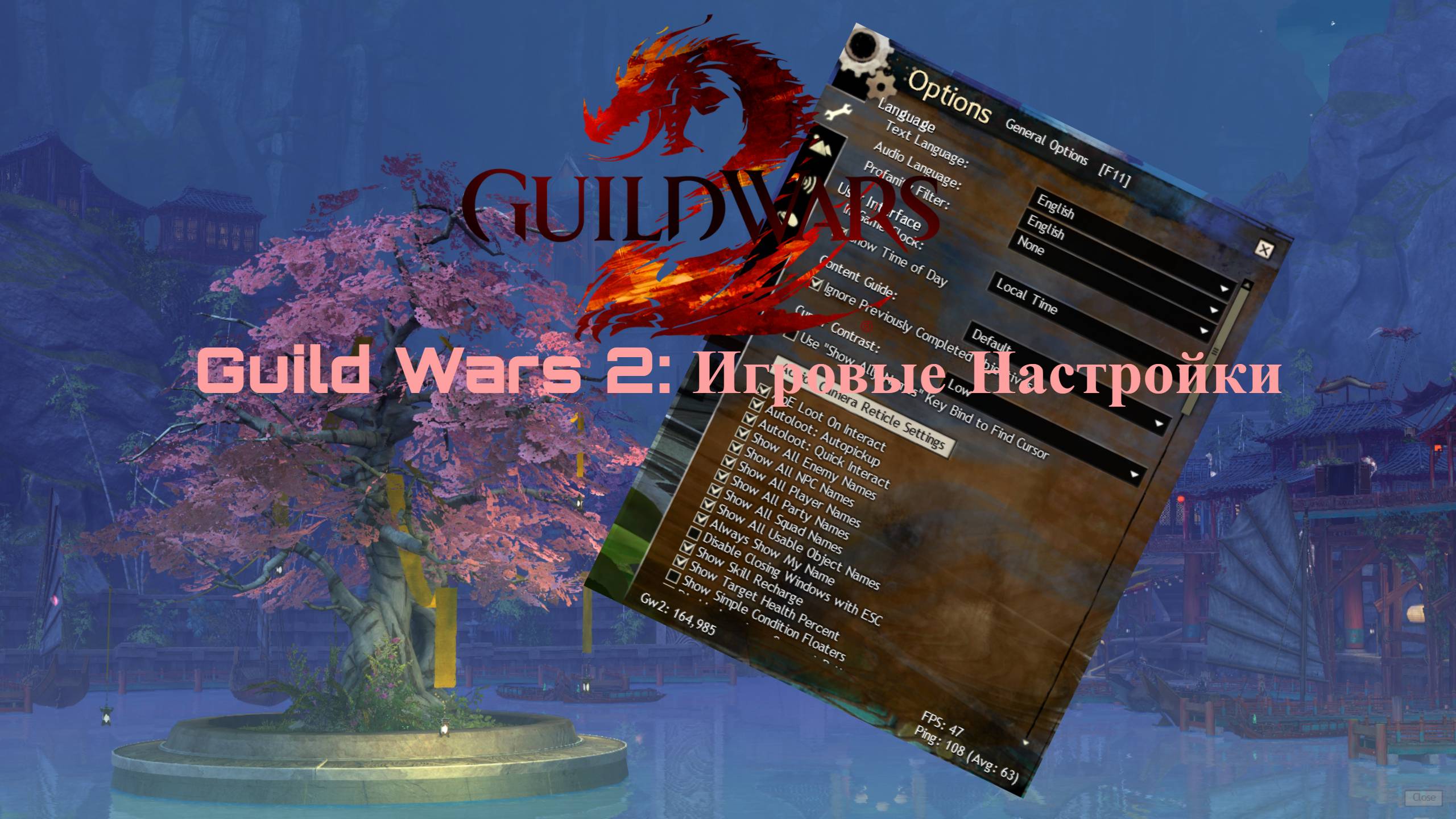 Guild Wars 2: Обзор игровых настроек смотреть онлайн
