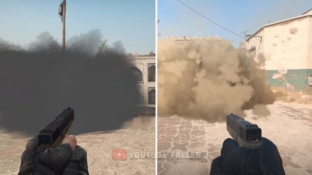 Counter Strike VS Source 2 - All All Grenades Comparison (CS:GO Comparison) смотреть онлайн