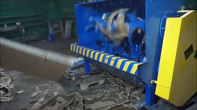 Измельчитель многослойного картона Ятаган смотреть онлайн
