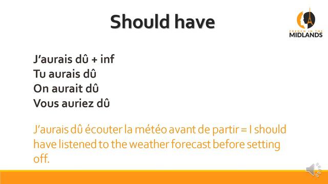 How to say Should have and Could have in French смотреть онлайн