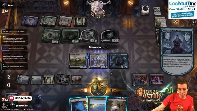 💿 Bronze To Mythic: Episode 9 - Starting Rank: Platinum 2 - (MTG Arena: Karlov Manor Draft) MKM смотреть онлайн