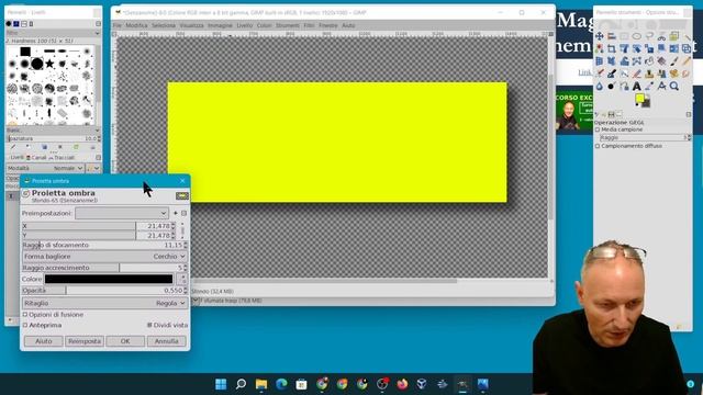 8 Come usare Gimp: applicare un'ombra | Daniele Castelletti | AssMaggiolina смотреть онлайн