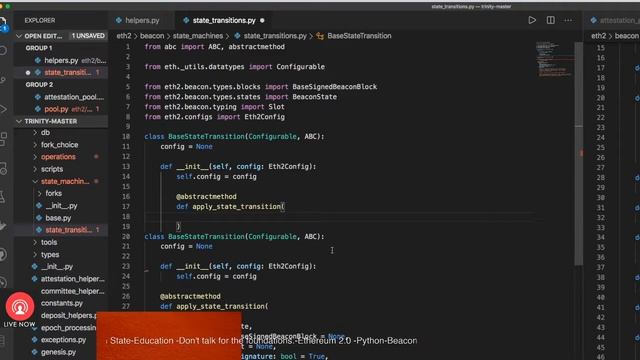 Ethereum 2.0 -Python-Beacon State-State machines. смотреть онлайн