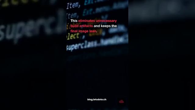 Optimizing docker images смотреть онлайн
