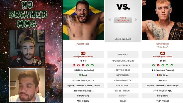 UFC Vegas 59: Augusto Sakai vs. Sergey Spivak Fight Picks | Breakdowns | Predictions смотреть онлайн