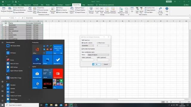 CARA MMISAHKAN DATA DI EXCEL MENGGUNKAN KUTOOLS смотреть онлайн