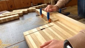 Торцевая разделочная доска | Дуб и береза | DIY