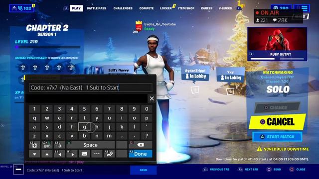 FORTNITE FASHION SHOW LIVE! SKIN COMPETITION| CUSTOM MATCHMAKING SOLO/DUO/SQUAD SCRIMS FORTNITE LIV смотреть онлайн
