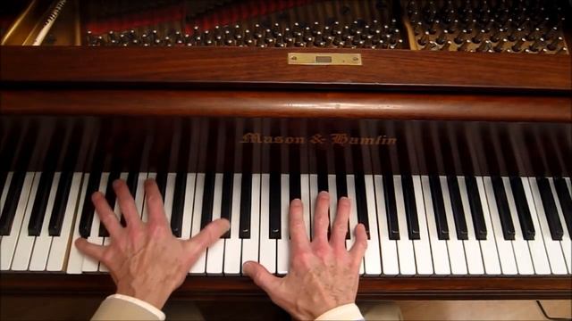 "Round Midnight", (Thelonious Monk), Jazz Piano Tutorial смотреть онлайн