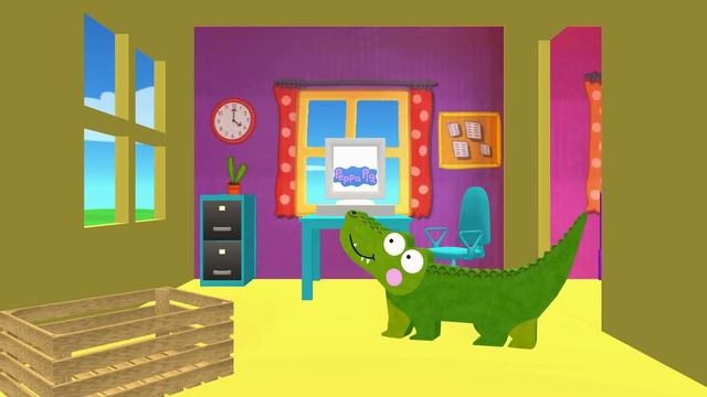 Peppa Pig Sleepover with Sleepy Silly Crocodile смотреть онлайн