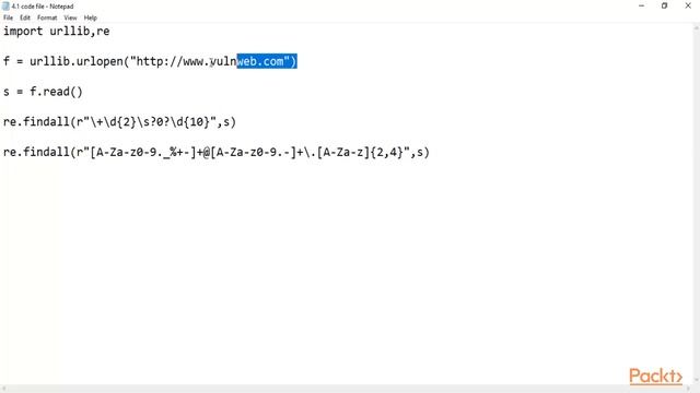 Black Hat Python for Pentesters and Hackers: Scraping Web Pages|packtpub.com смотреть онлайн