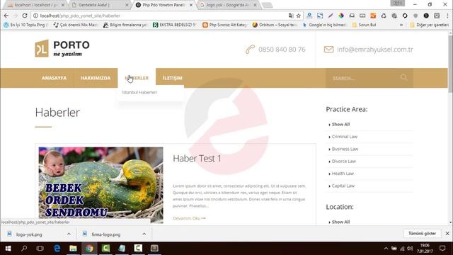 119-Php Dersleri - Bölüm 42- Pdo Yönetim Panelli Porto Firma Scripti php arama işlemleri-02 смотреть онлайн