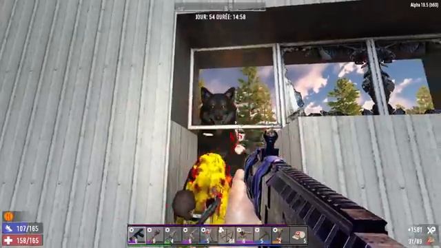 #54 Premiers coups de pinceau | 7 DAYS TO DIE | ALPHA 19 | Gameplay FR смотреть онлайн