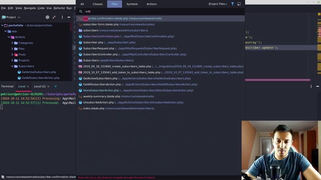 Laravel Blog / Portfolio Application Part 33: email confirmation смотреть онлайн