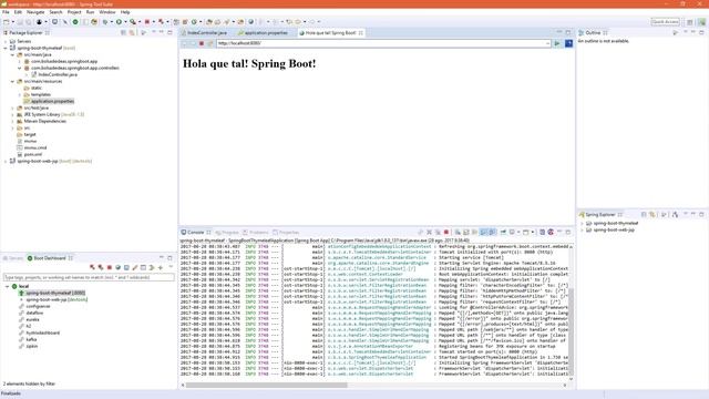 Thymeleaf y Bootstrap CSS смотреть онлайн
