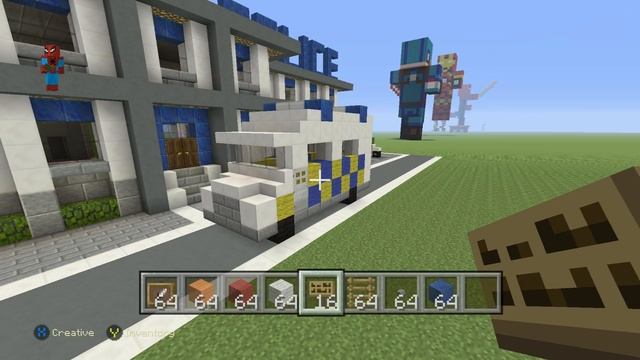 Minecraft Tutorial: How To Make A Police Riot Van смотреть онлайн