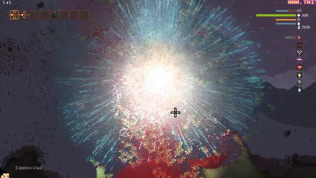 NOITA's CRAZIEST WANDS: ADVANCED INFINIWISPS Feat. The Ukko-Core Gold Fountain Self-Levitating Wand