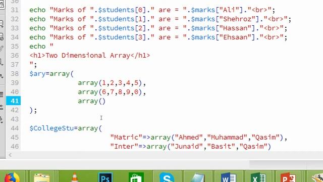 php arrays tutorial - part 1 смотреть онлайн