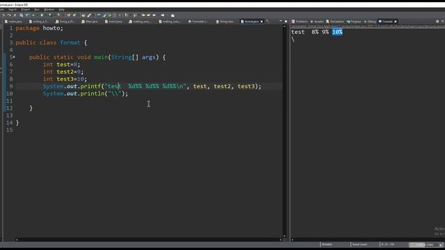 JAVA || How to format output in java using System.out.printf(...) & String x = String.format(...); смотреть онлайн