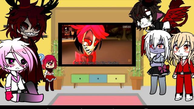 hazbin hotel reacts to alastor (part 1) read the description смотреть онлайн