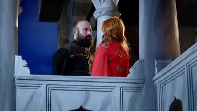 Султан Сулейман душит и целуют Хюррем.Сильно смотреть онлайн
