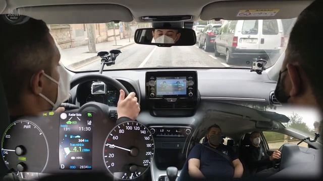 Toyota Yaris Hybrid 2021| Consumo Ciudad | Test Drive |120H | ECO |