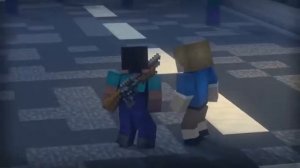 НУБ против 10000 ЗОМБИ   Майнкрафт Анимация Команда нубика Vs Зомби Босса [ майнкрафт анимация ]