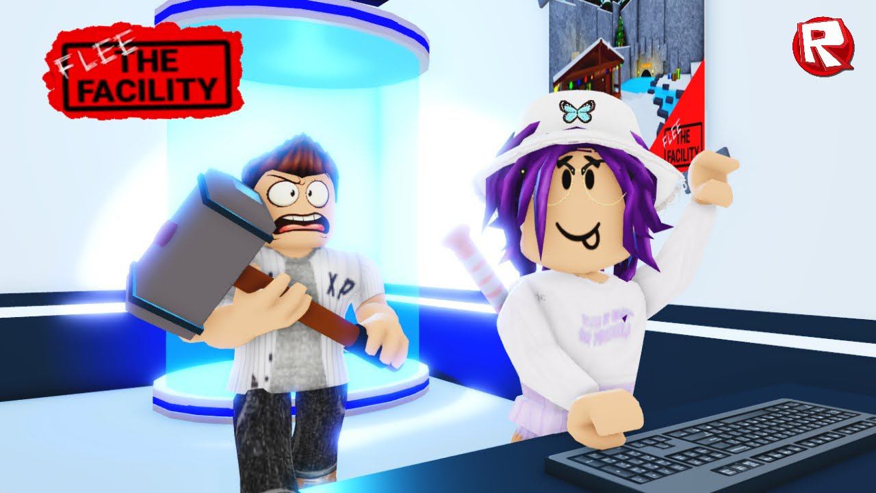 УГАРНЫЙ ПОБЕГ из БУНКЕРА в роблокс | Flee the Facility roblox смотреть онлайн
