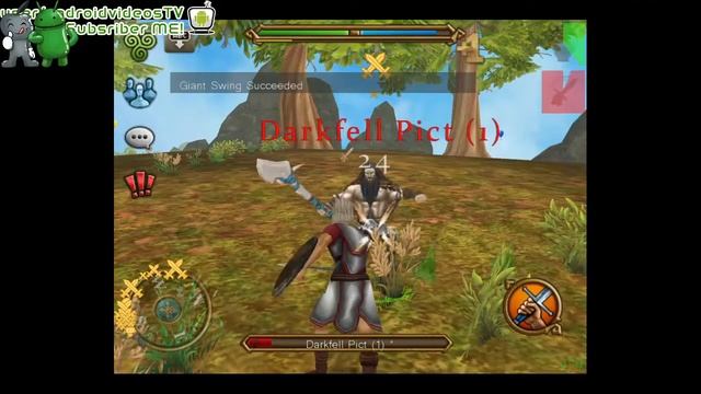3D MMO Celtic Heroes iPhone/iPad/iPod Touch GamePlay смотреть онлайн