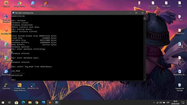 Copia de Seguridad con Modo Archivelog смотреть онлайн