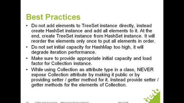 Advance Java Series Effective Use of Collection Framework - Best Practices смотреть онлайн