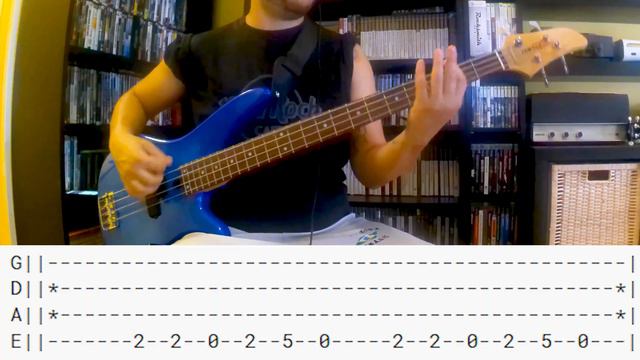Nirvana - Breed - |Bass cover| |Tab| смотреть онлайн