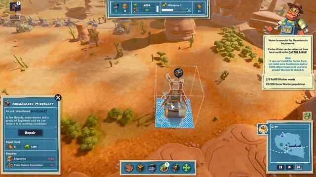 SteamWorld Build - Симулятор Строительства Города Роботов смотреть онлайн