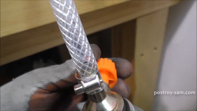 Как заправить газовый баллончик из большого баллона через переходник своими руками | Postroy-sam.co