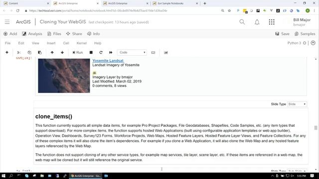 ArcGIS API for Python: Administering Your Web GIS смотреть онлайн
