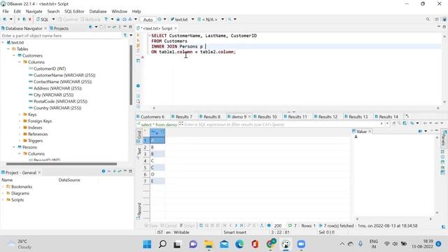 Joins in SQL with Examples смотреть онлайн